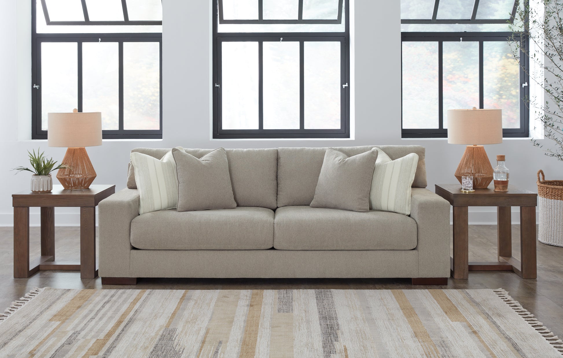 Bradenton Furniture Outlet - Ashley Furniture - Maggie Living Room - Sofa / Flax - 5200438