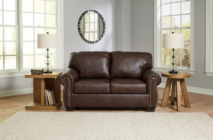 Bradenton Furniture Outlet - Ashley Furniture - Colleton Living Room - Loveseat / Dark Brown - 5210735