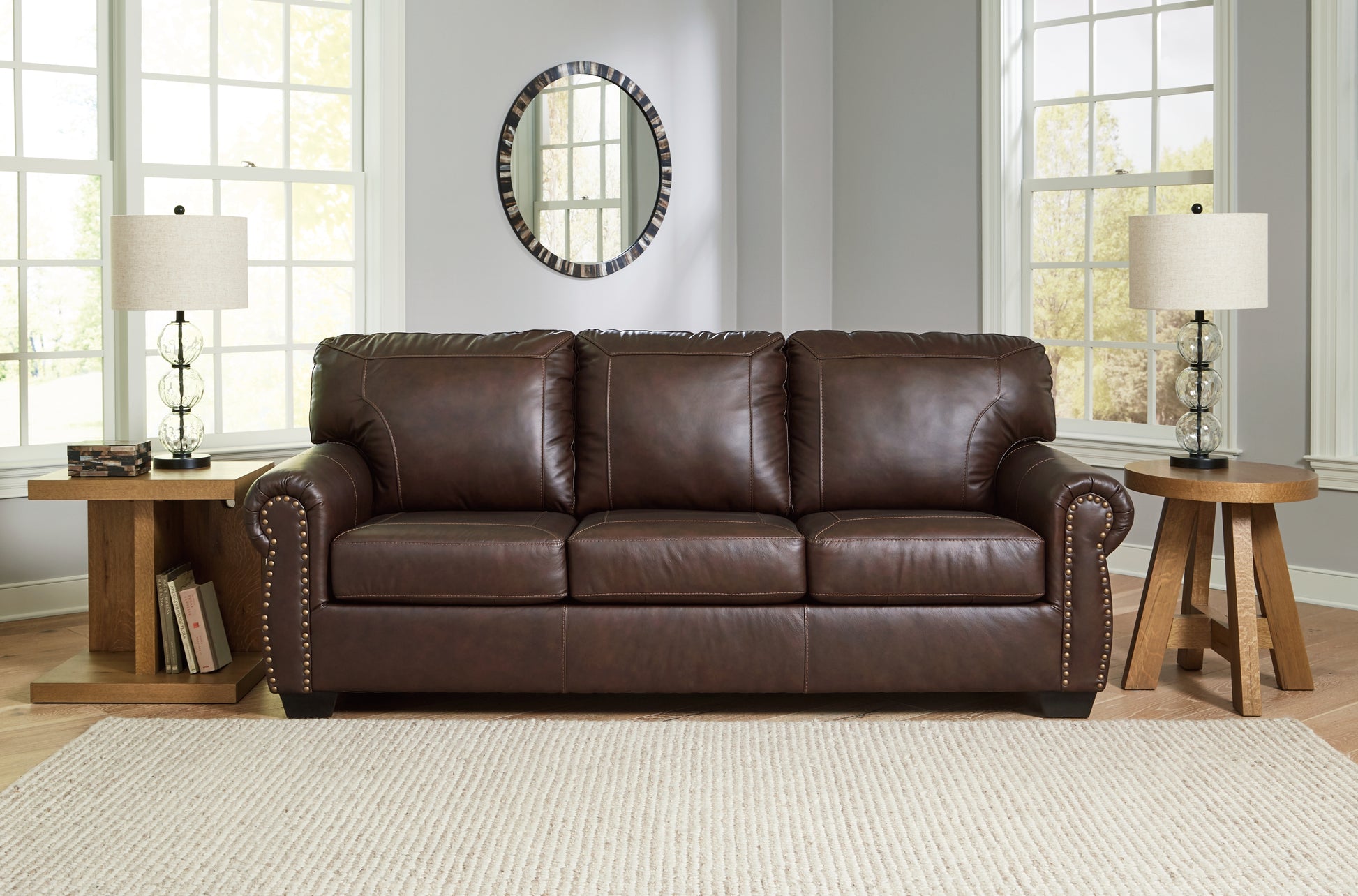 Bradenton Furniture Outlet - Ashley Furniture - Colleton Living Room - Loveseat / Dark Brown - 5210735
