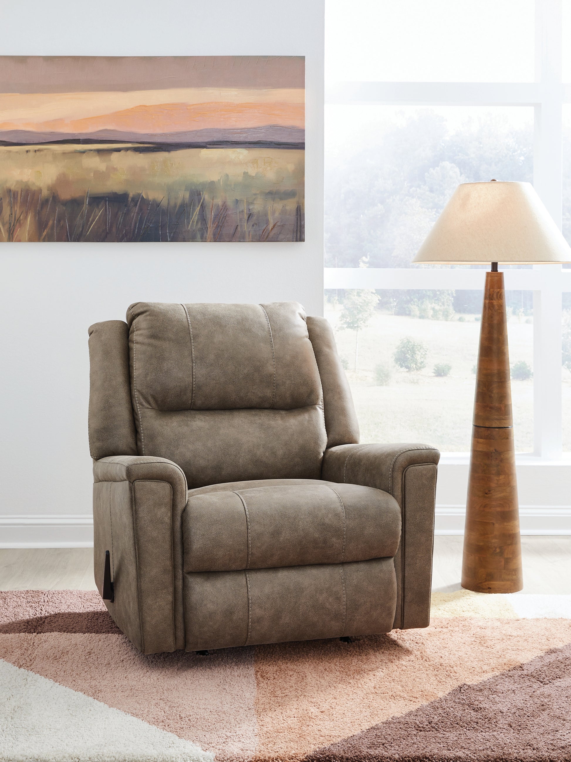 Bradenton Furniture Outlet - Ashley Furniture - Lixtowel Living Room - Rocker Recliner / Walnut - PC5300425