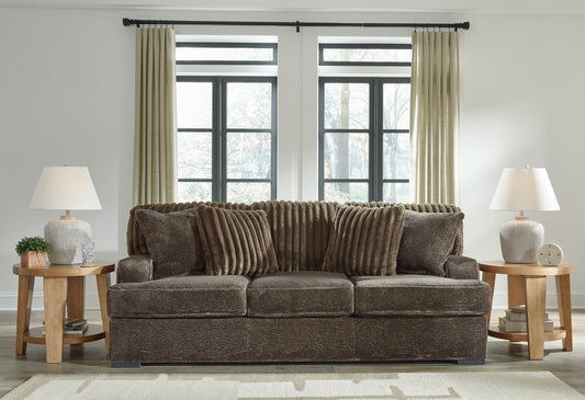 Bradenton Furniture Outlet - Ashley Furniture - Aylesworth Living Room - Sofa / Chocolate - 5370238
