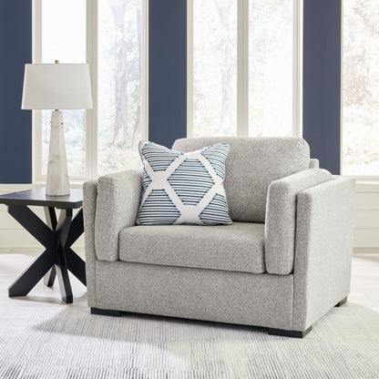 Bradenton Furniture Outlet - Ashley Furniture - Evansley Living Room - Chair and a Half / Pewter - 5450323