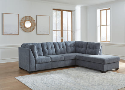Bradenton Furniture Outlet - Ashley Furniture - Marleton Sectional - LAF 2-Piece Sectional with Chaise / Denim - 55303S2