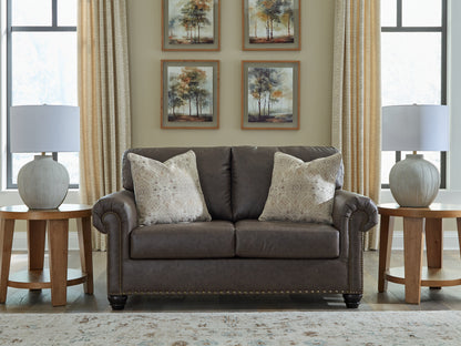 Bradenton Furniture Outlet - Ashley Furniture - Roxmere Living Room - Loveseat / Umber - 5550335