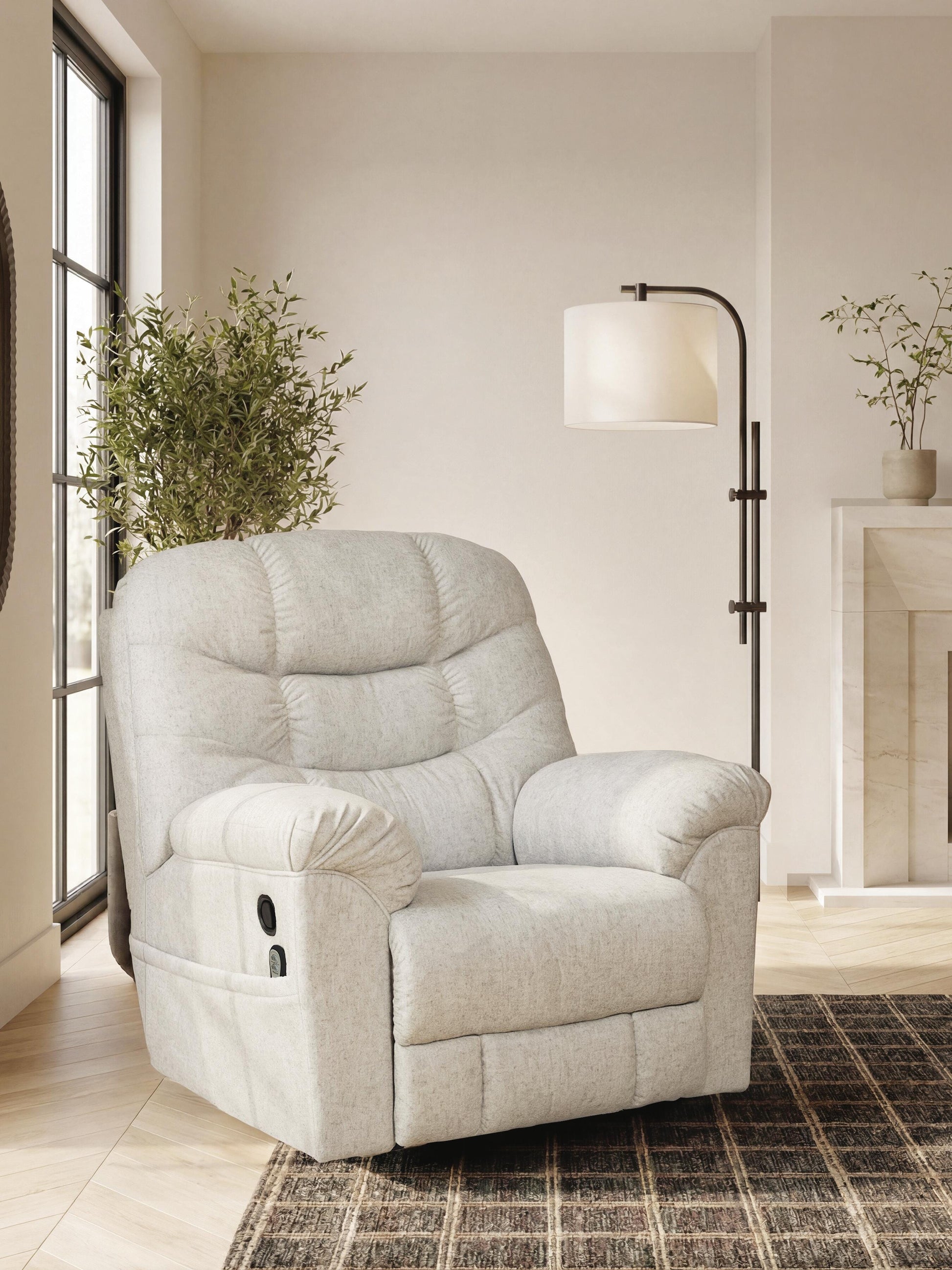Bradenton Furniture Outlet - Ashley Furniture - Linenfield Living Room - Zero Wall Recliner - PC5570729