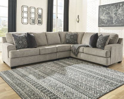 Bradenton Furniture Outlet - Ashley Furniture - Bovarian Sectional - RAF 3-Piece Sectional / Stone - 56103S2