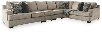 Bradenton Furniture Outlet - Ashley Furniture - Bovarian Sectional - RAF 4-Piece Sectional / Stone - 56103S5