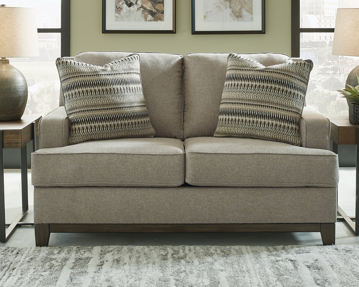 Bradenton Furniture Outlet - Ashley Furniture - Kaywood Living Room - Loveseat / Granite - 5630335