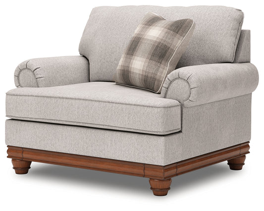 Bradenton Furniture Outlet - Ashley Furniture - Clearbrooke Living Room - Ottoman / Sandstone - PC5680314