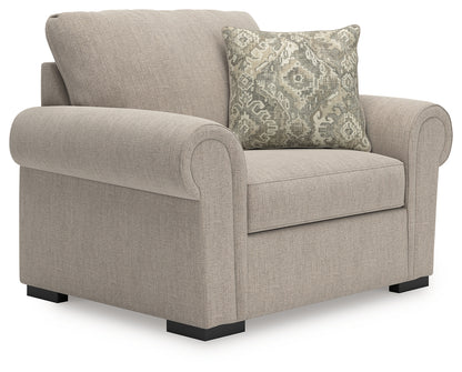 Bradenton Furniture Outlet - Ashley Furniture - Sararose Living Room - Chair and a Half / Heather - 5710223