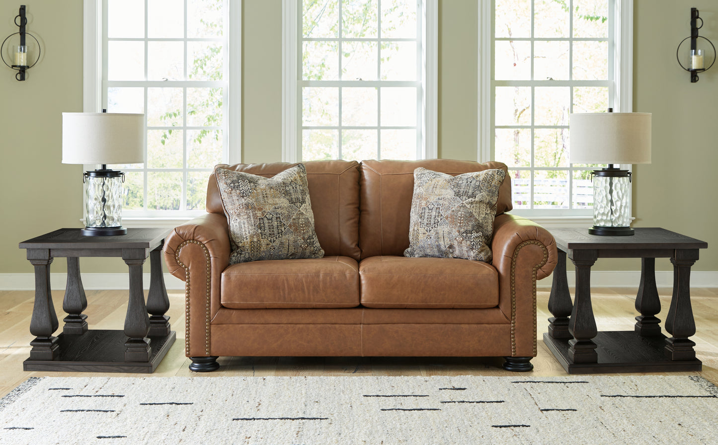 Bradenton Furniture Outlet - Ashley Furniture - Carianna Living Room - Loveseat / Caramel - 5760435