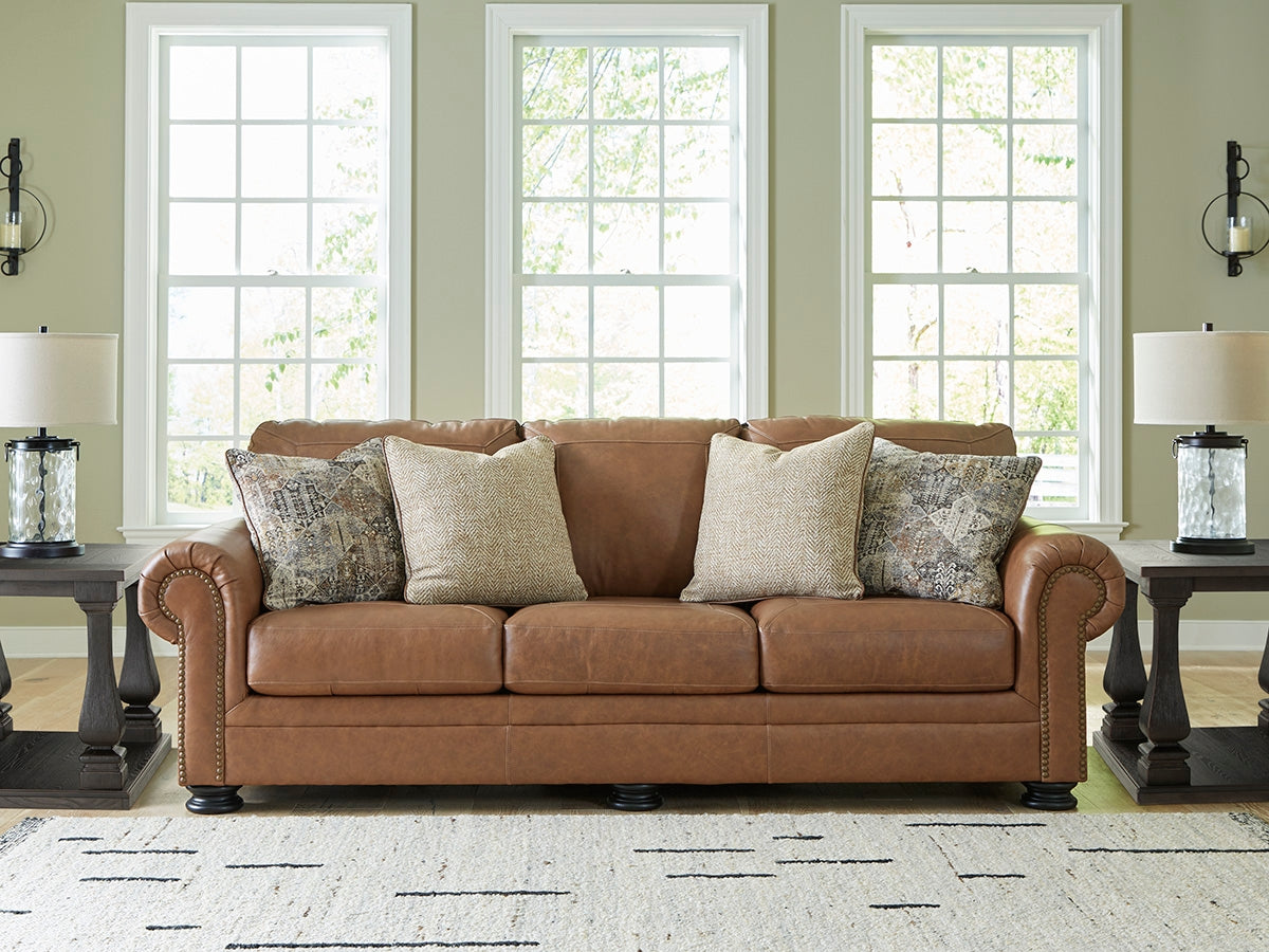 Bradenton Furniture Outlet - Ashley Furniture - Carianna Living Room - Sofa / Caramel - 5760438