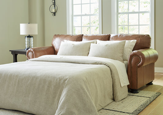 Bradenton Furniture Outlet - Ashley Furniture - Carianna Living Room - Queen Sofa Sleeper / Caramel - 5760439