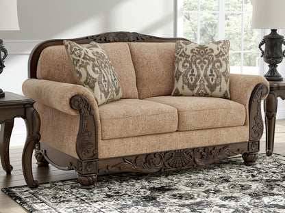 Bradenton Furniture Outlet - Ashley Furniture - Chelsworth Living Room - Loveseat / Golden - PC5790535