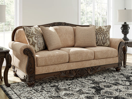 Bradenton Furniture Outlet - Ashley Furniture - Chelsworth Living Room - Sofa / Golden - PC5790538