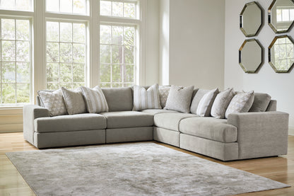 Bradenton Furniture Outlet - Ashley Furniture - Avaliyah Sectional - RAF 5-Piece Sectional / Ash - 58103S6