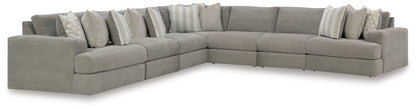 Bradenton Furniture Outlet - Ashley Furniture - Avaliyah Sectional - RAF 2-Piece Sectional Loveseat / Ash - 58103S1