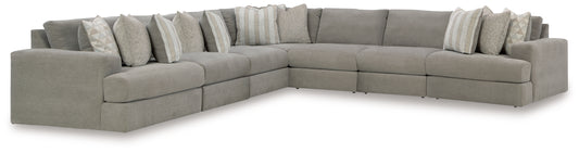 Bradenton Furniture Outlet - Ashley Furniture - Avaliyah Sectional - RAF 2-Piece Sectional Loveseat / Ash - 58103S1