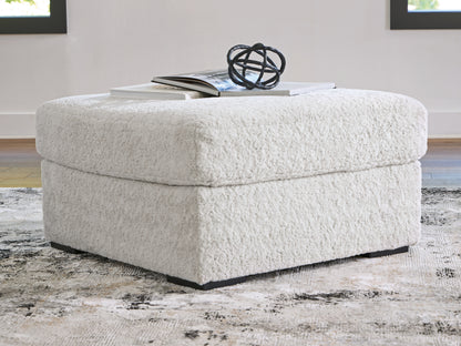 Bradenton Furniture Outlet - Ashley Furniture - Cuddle Plush Living Room - Oversized Accent Ottoman / Arctic - PC5910608