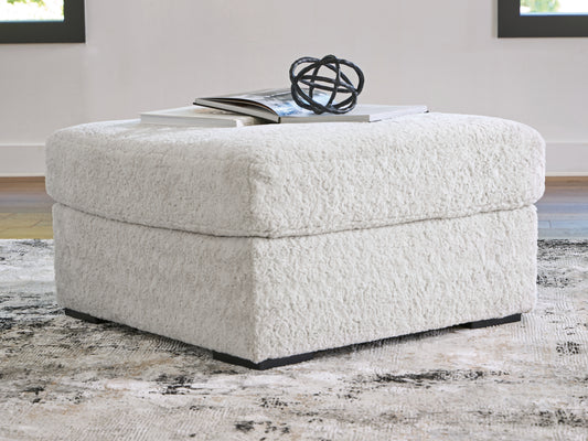 Bradenton Furniture Outlet - Ashley Furniture - Cuddle Plush Living Room - Oversized Accent Ottoman / Arctic - PC5910608