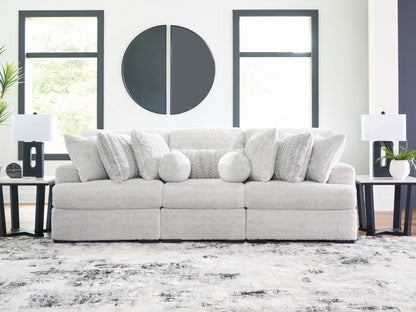 Bradenton Furniture Outlet - Ashley Furniture - Cuddle Plush Sectional - RAF 3-Piece Sectional / Arctic - PC59106S5