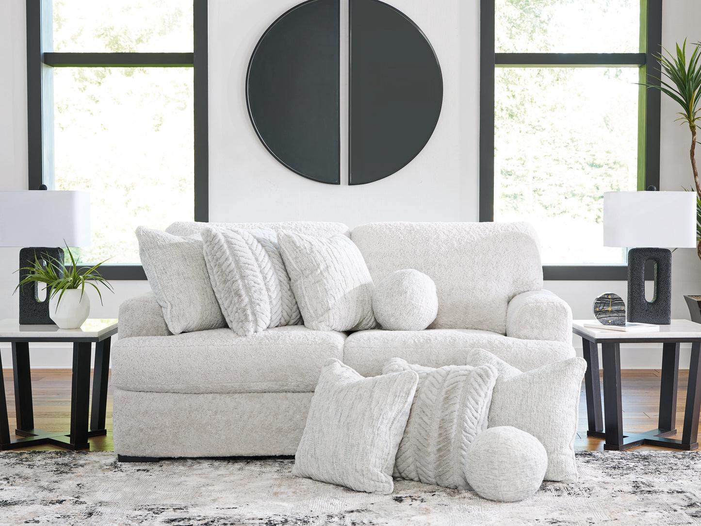 Bradenton Furniture Outlet - Ashley Furniture - Cuddle Plush Sectional - RAF 2-Piece Sectional / Arctic - PC59106S9