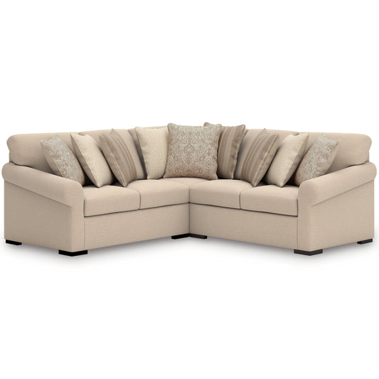 Bradenton Furniture Outlet - Ashley Furniture - LadyMae Sectional - 3-Piece Sectional / Twill - 59404S1