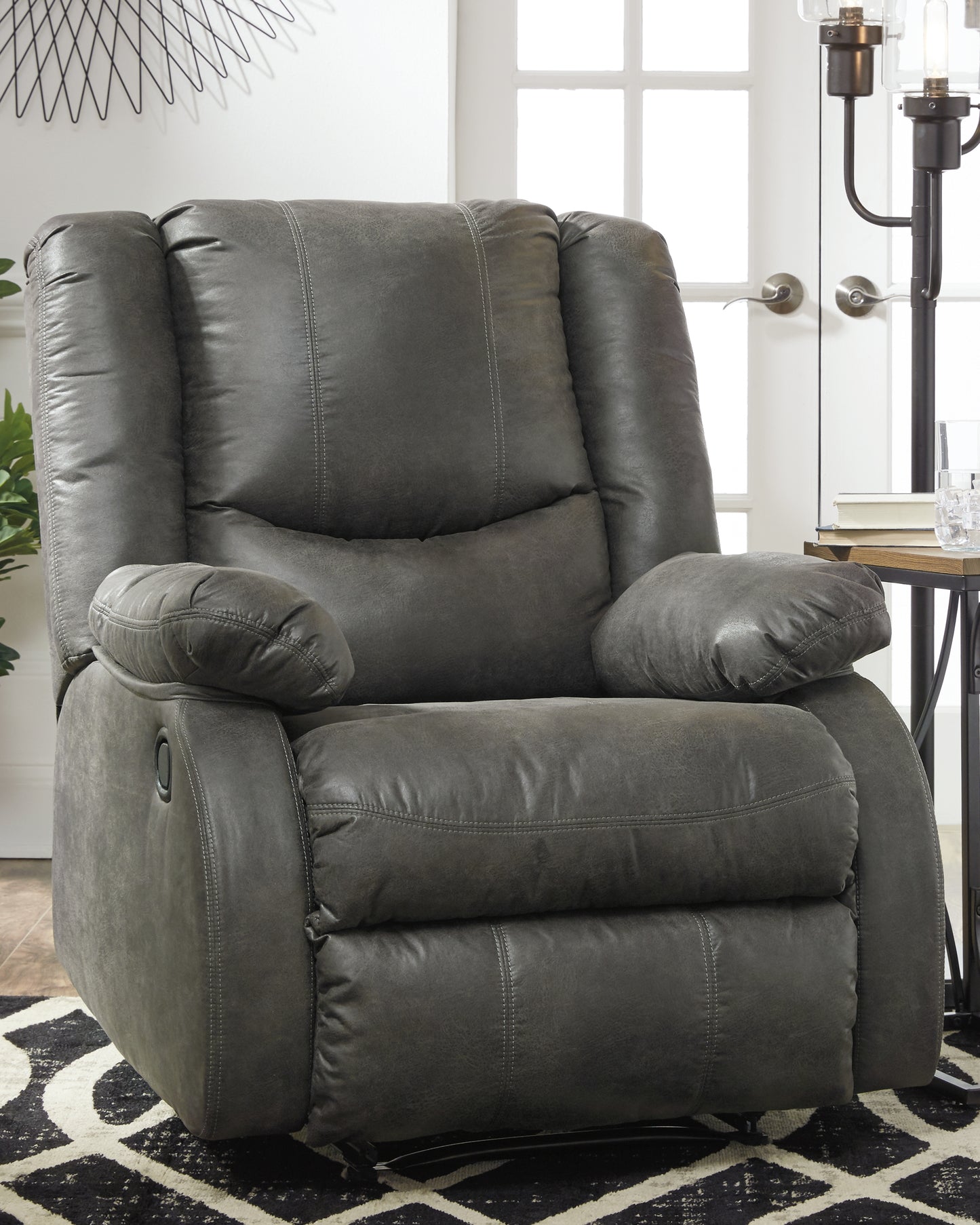 Bradenton Furniture Outlet - Ashley Furniture - Bladewood Living Room - Zero Wall Recliner / Slate - 6030629