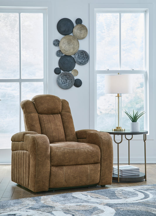 Bradenton Furniture Outlet - Ashley Furniture - Wolfridge Living Room - PWR REC Loveseat/CON/ADJ HDRST / Brindle - 6070318
