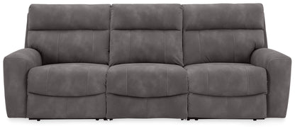 Bradenton Furniture Outlet - Ashley Furniture - Next-Gen DuraPella Sectional - 3-Piece Power Reclining Sectional / Slate - 61003S9