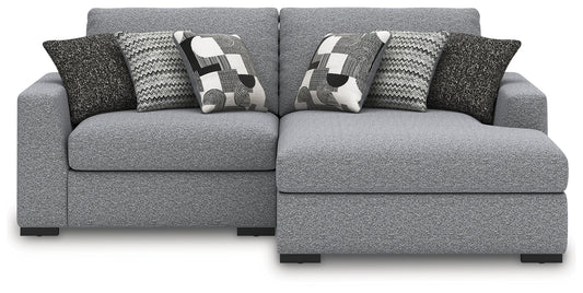 Bradenton Furniture Outlet - Ashley Furniture - Bealton Sectional - RAF 2-Piece Sectional with Chaise / Salt and Pepper - 61305S10