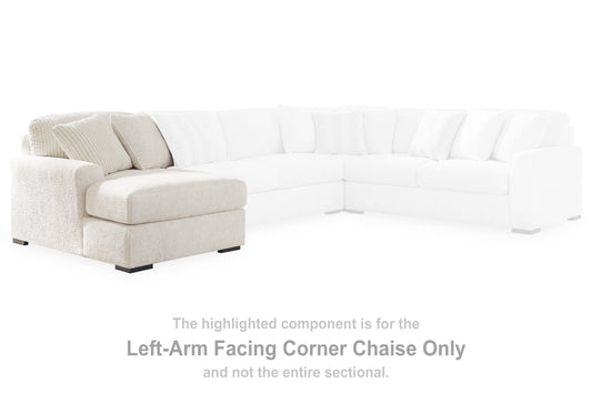 Bradenton Furniture Outlet - Ashley Furniture - Chessington Sectional - LAF 3-Piece Sectional / Ivory - 61904S5