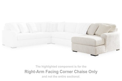 Bradenton Furniture Outlet - Ashley Furniture - Chessington Sectional - RAF Corner Chaise / Ivory - 6190417