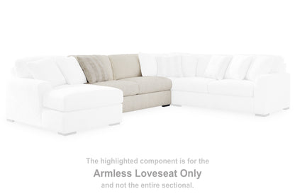 Bradenton Furniture Outlet - Ashley Furniture - Chessington Sectional - Armless Loveseat / Ivory - 6190434