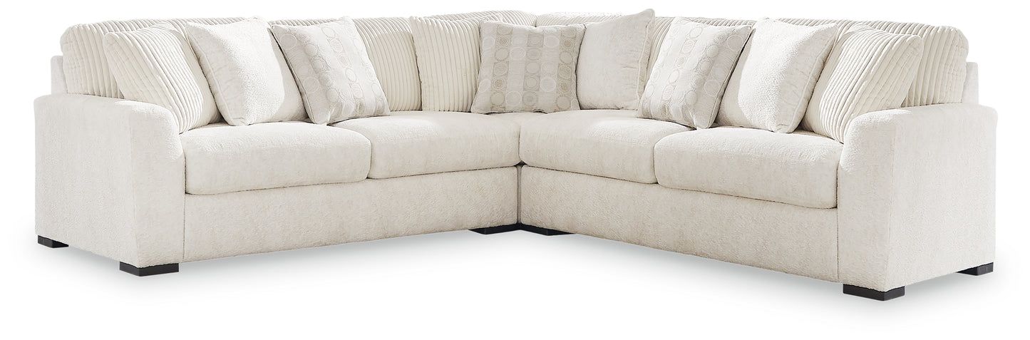 Bradenton Furniture Outlet - Ashley Furniture - Chessington Sectional - LAF 3-Piece Sectional / Ivory - 61904S5