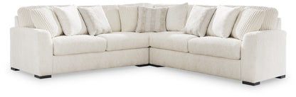 Bradenton Furniture Outlet - Ashley Furniture - Chessington Sectional - LAF 3-Piece Sectional / Ivory - 61904S5