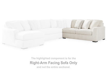 Bradenton Furniture Outlet - Ashley Furniture - Chessington Sectional - RAF Sofa / Ivory - 6190467