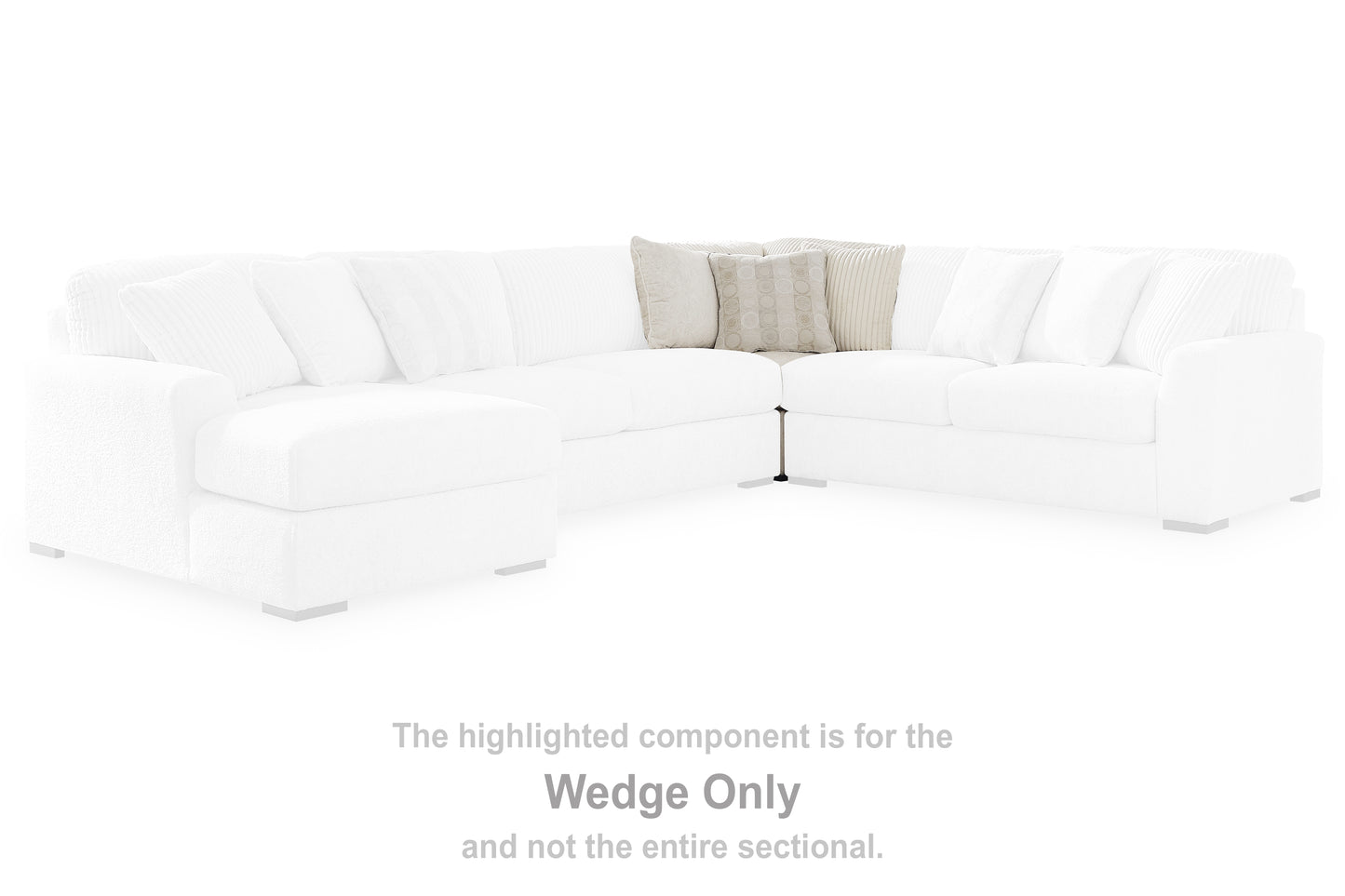 Bradenton Furniture Outlet - Ashley Furniture - Chessington Sectional - Wedge / Ivory - 6190477