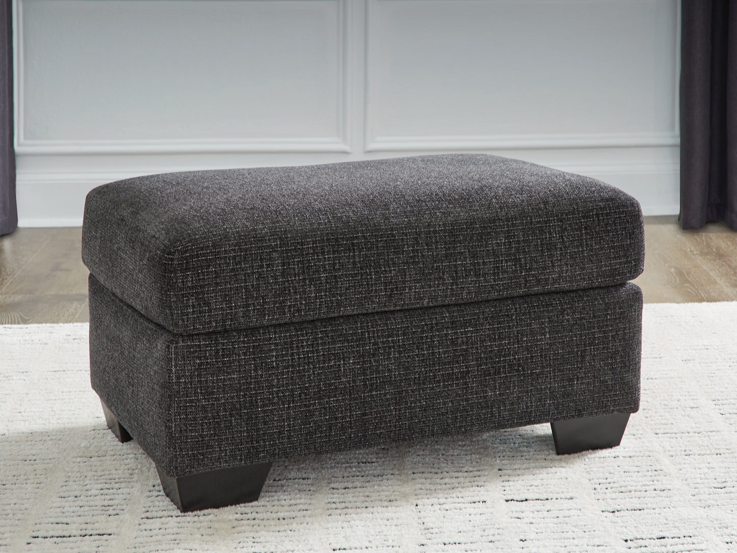 Bradenton Furniture Outlet - Ashley Furniture - Loreo Living Room - Ottoman / Ebony - 6310114
