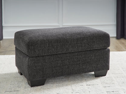Bradenton Furniture Outlet - Ashley Furniture - Loreo Living Room - Ottoman / Ebony - 6310114