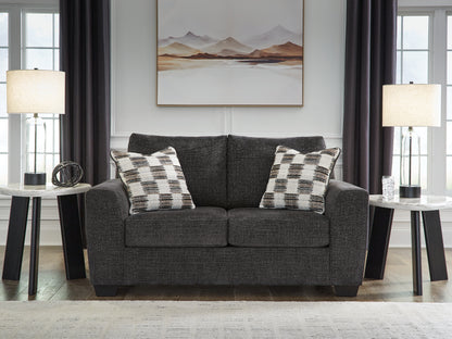 Bradenton Furniture Outlet - Ashley Furniture - Loreo Living Room - Loveseat / Ebony - 6310135