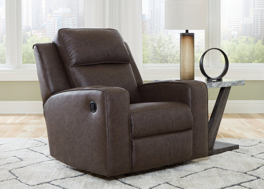 Bradenton Furniture Outlet - Ashley Furniture - Lavenhorne Living Room - DBL Rec Loveseat w/Console / Umber - 6330694