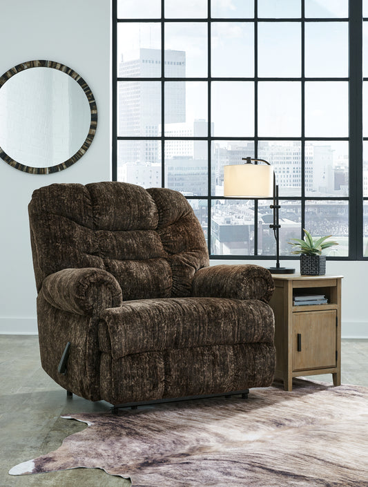 Bradenton Furniture Outlet - Ashley Furniture - Movie Man Living Room - Zero Wall Recliner / Taupe - 6380329