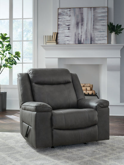 Bradenton Furniture Outlet - Ashley Furniture - Status Check Living Room - Rocker Recliner / Shadow - PC6530725