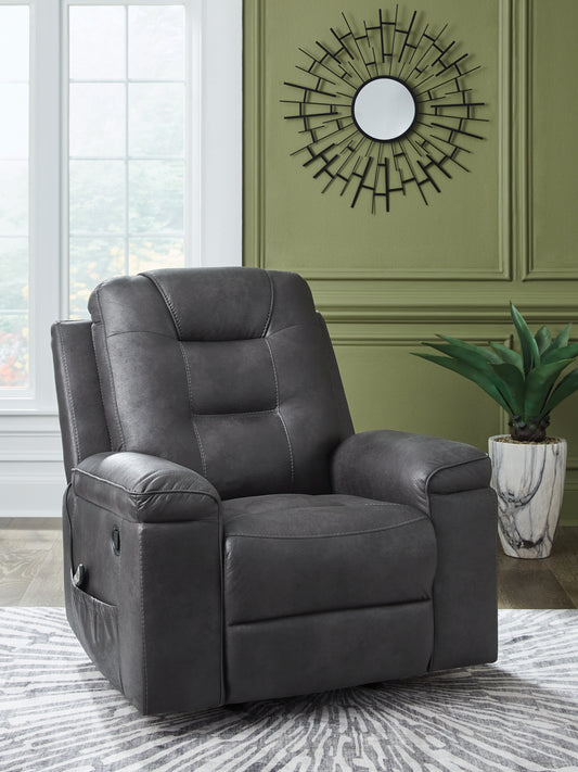 Bradenton Furniture Outlet - Ashley Furniture - Stockworth Living Room - Rocker Recliner / Granite - PC6560525