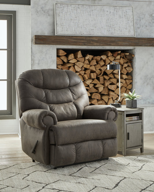 Bradenton Furniture Outlet - Ashley Furniture - Camera Time Living Room - Zero Wall Recliner / Gunmetal - 6570729