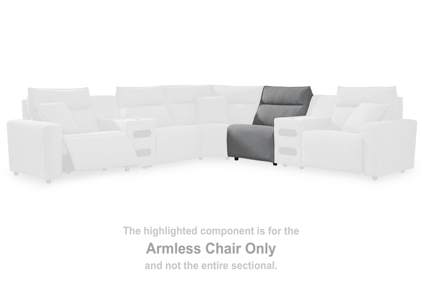 Bradenton Furniture Outlet - Ashley Furniture - ModMax II Sectional - 3-Piece Power Reclining Sectional / Salt and Pepper - 65906S2