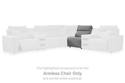 Bradenton Furniture Outlet - Ashley Furniture - ModMax II Sectional - 3-Piece Power Reclining Sectional / Salt and Pepper - 65906S2