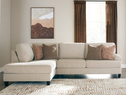 Bradenton Furniture Outlet - Ashley Furniture - Steelwater Retreat Sectional - RAF 2-Piece Sectional with Chaise / Latte - 66704S1