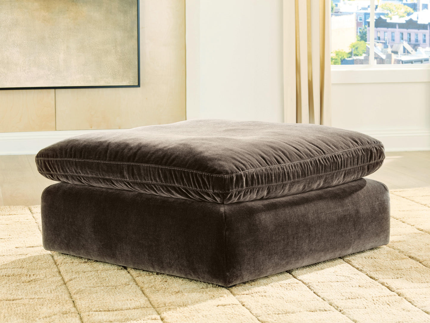 Bradenton Furniture Outlet - Ashley Furniture - Maxton Heights Living Room - Oversized Accent Ottoman / Bittersweet - 6780708